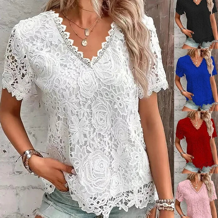 VERO™ | Lace Top Summer Shirt