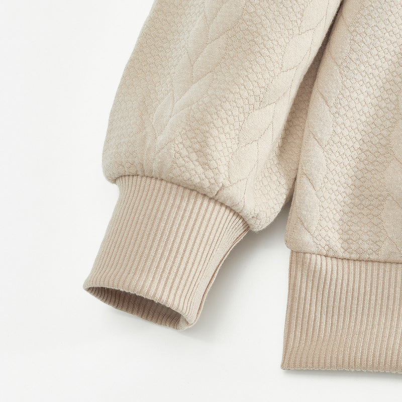 Hudson | Cable Quarter Zip Sweater