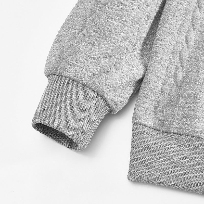 Hudson | Cable Quarter Zip Sweater