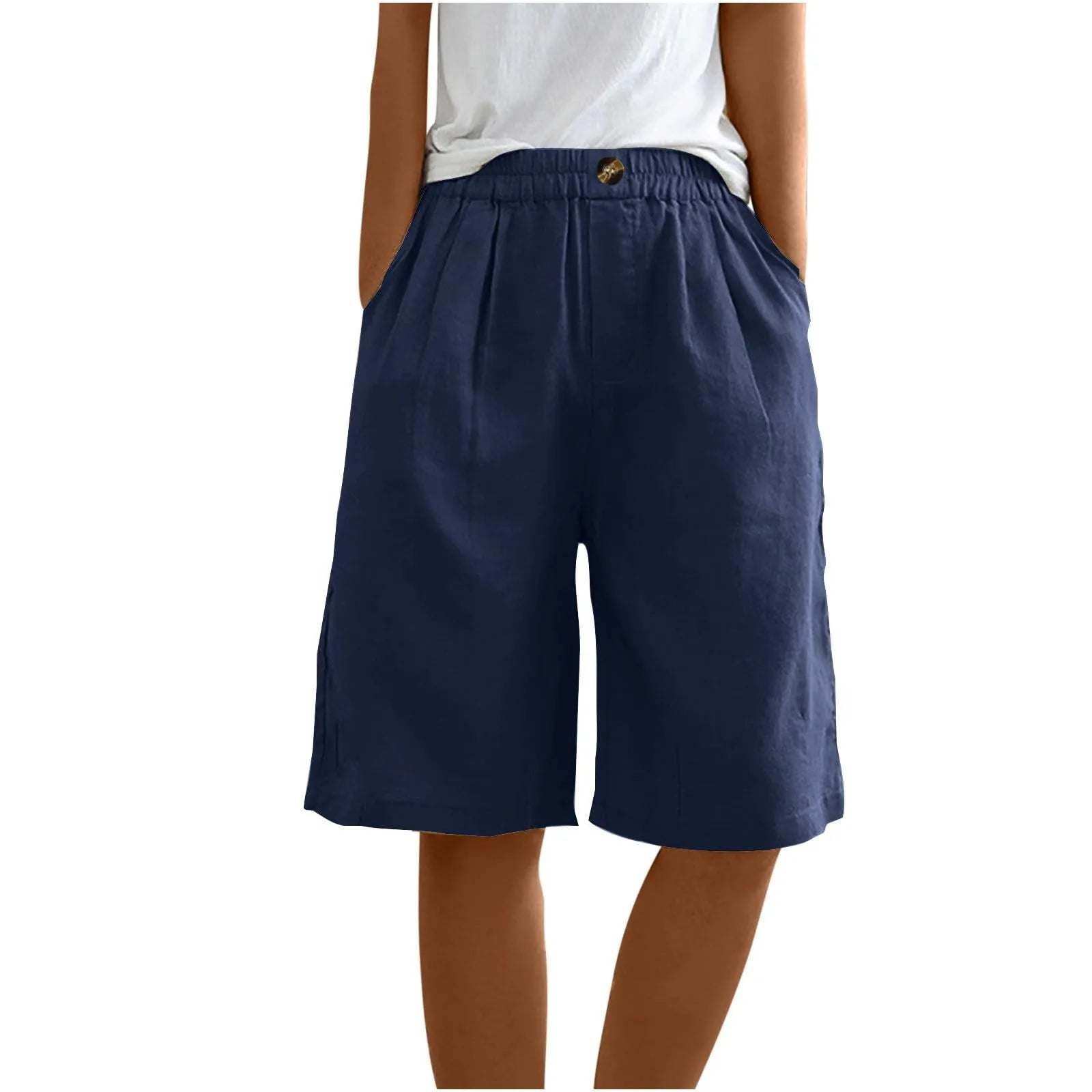 CARLA™ - High-Waist Summer Linen Shorts