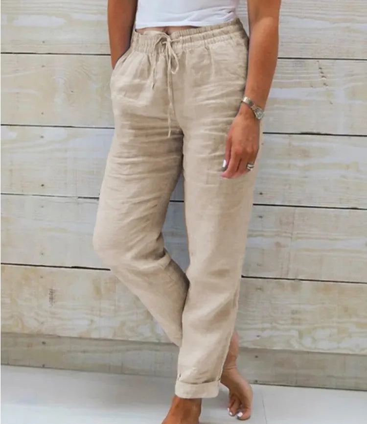 Freya™ | Relaxed Linen Trousers