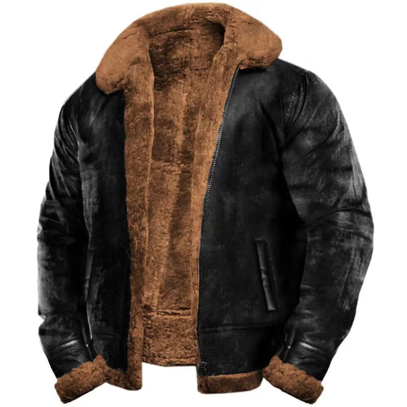 Aspen | Leather Fur Jacket