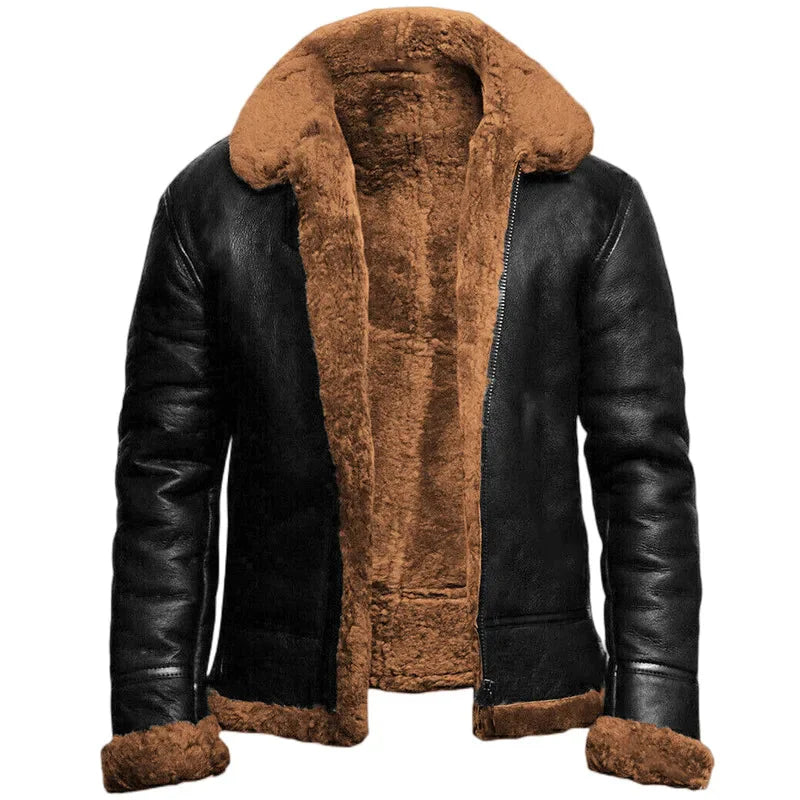 Aspen | Leather Fur Jacket