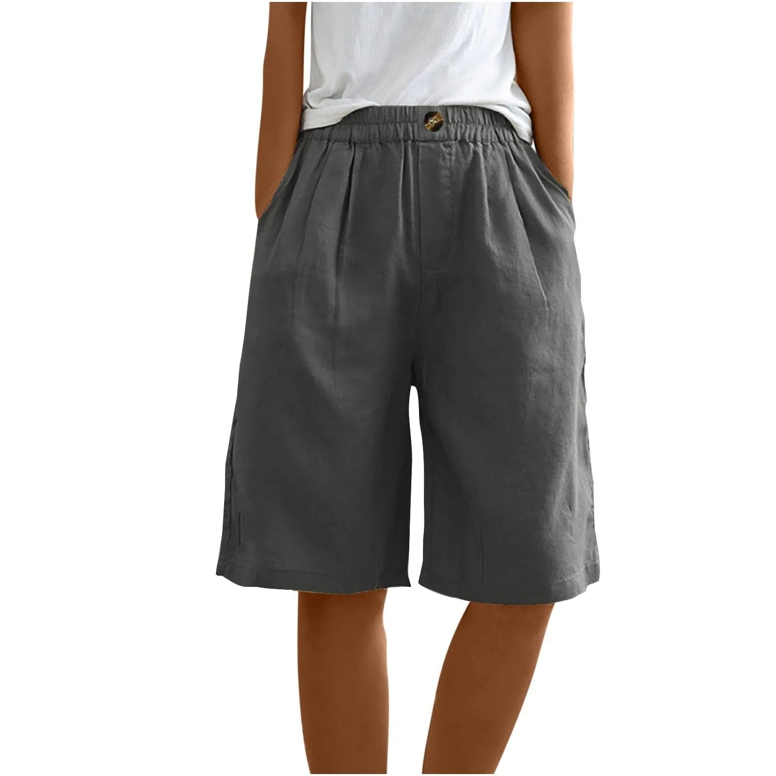 CARLA™ - High-Waist Summer Linen Shorts